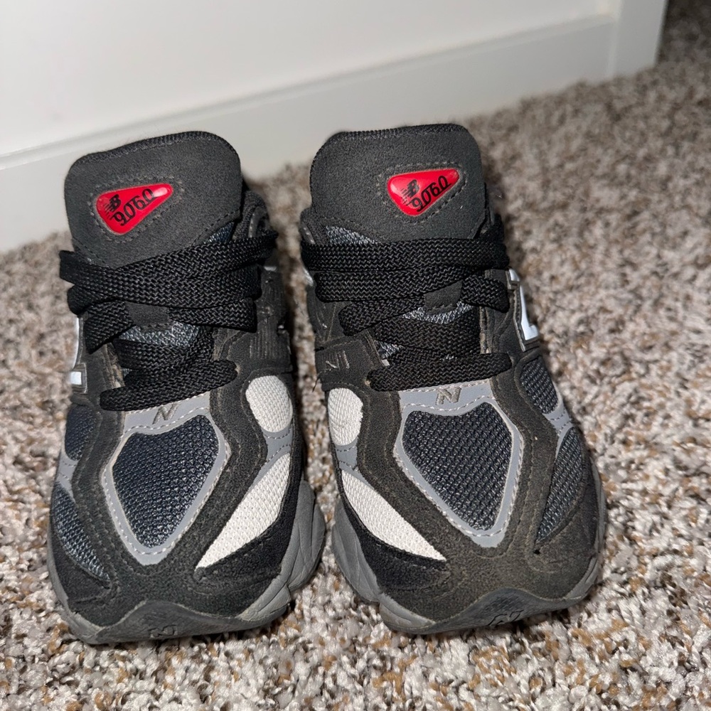 New Balance Kids Black, Gray & Red Athletic Sneakers - Picture 3 of 3
